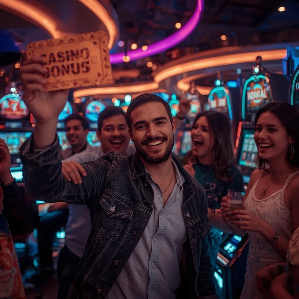 una persona con un bonus del casinò HEYBETS CASINO